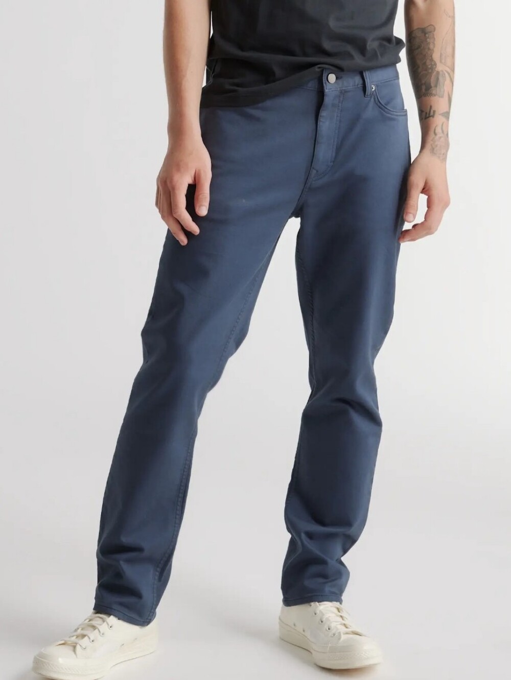 Quince Comfort Stretch Traveler 5-Pocket Pants Athletic Tapered Chinos 34 x 30